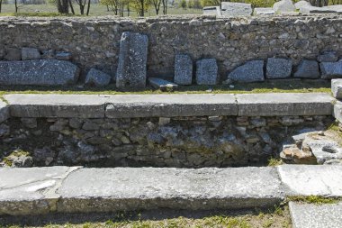 Bazilika arkeolojik alan antik Philippi, Doğu Makedonya ve Trakya, Yunanistan