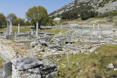 Bazilika arkeolojik alan antik Philippi, Doğu Makedonya ve Trakya, Yunanistan
