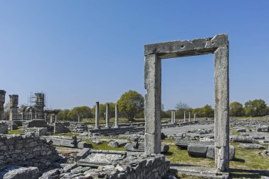 Philippi, Doğu Makedonya ve Trakya arkeolojik sit alanında Antik Giriş, Yunanistan