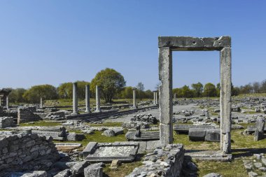 Philippi, Doğu Makedonya ve Trakya arkeolojik sit alanında Antik Giriş, Yunanistan