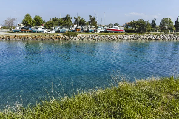 Nea Poteidaia Grecia Marzo 2019 Panorama Costa Nea Poteidaia Kassandra — Foto de Stock