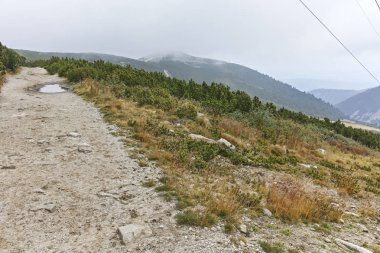 Musala tepe, Rila Dağı, Bulgaristan tırmanma için rotadan manzara