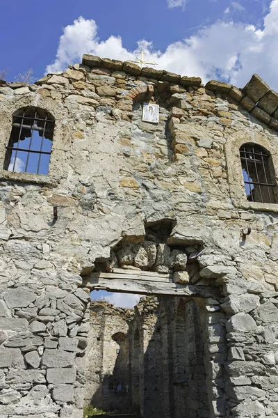 Iglesia Ortodoxa Medieval Abandonada San Juan Rila Fondo Del Embalse —  Fotos de Stock