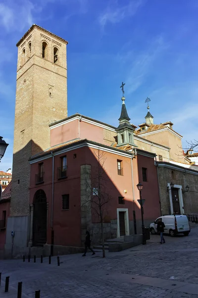 Madrid España Enero 2018 Increíble Vista Iglesia San Pedro Real — Foto de Stock