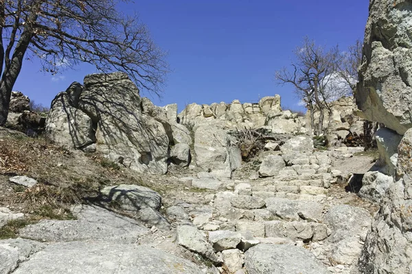 Perperikon Arkeolojik Alanı Kalıntıları Kırcaali Bölgesi Bulgaristan — Stok fotoğraf