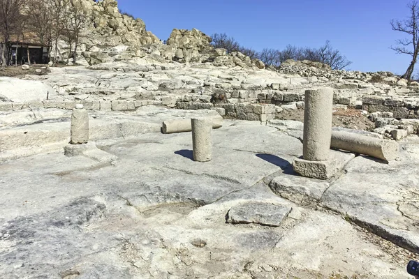 Ruínas Área Arqueológica Perperikon Região Kardzhali Bulgária — Fotografia de Stock