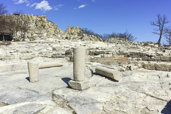 Ruínas Área Arqueológica Perperikon Região Kardzhali Bulgária — Fotografia de Stock
