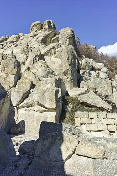 Ruiny Stanowiska Archeologicznego Perperikon Region Kardzhali Bułgaria — Zdjęcie stockowe