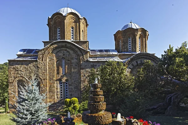 Středověké Lesnovo Klášter Svatého Archangela Michaela Hermit Gabriel Lesnovo Oblasti — Stock fotografie