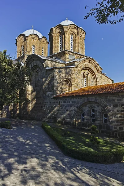 Mosteiro Medieval Lesnovo São Miguel Arcanjo São Eremita Gabriel Lesnovo — Fotografia de Stock