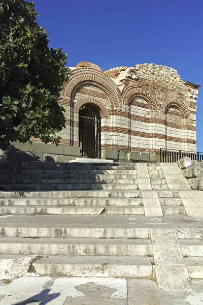 Nesebar Bulharsko Srpna 2018 Ruiny Starověké Církve John Aliturgetos Regionu — Stock fotografie
