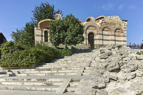 Нессебар Бульгария Августа 2018 Года Руины Древней Церкви Святого Иоанна — стоковое фото