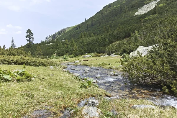 Landscape Dekat Puncak Malyovitsa Dan Sungai Malyoviska Gunung Rila Bulgaria — Stok Foto