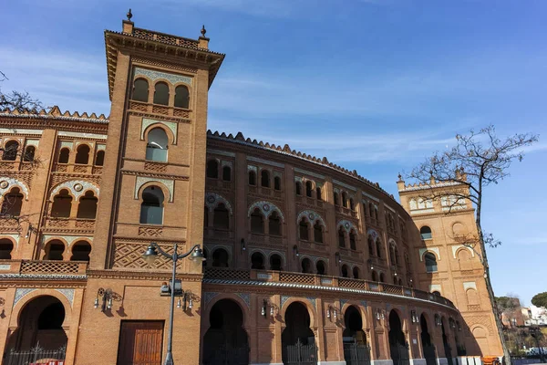 Madrid Hiszpania Stycznia 2018 Las Ventas Bullring Plaza Toros Las — Zdjęcie stockowe