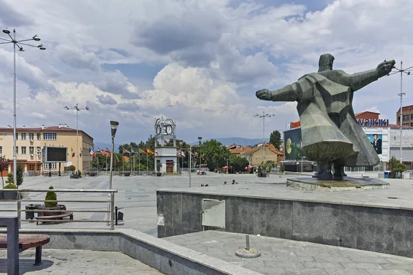 Center of town of Strumica, North Macedonia — Stock Photo, Image