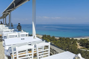 Afytos'taki Tipik Yunan Restoranı, Yunanistan