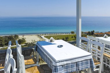 Afytos'taki Tipik Yunan Restoranı, Yunanistan