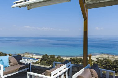 Afytos'taki Tipik Yunan Restoranı, Yunanistan