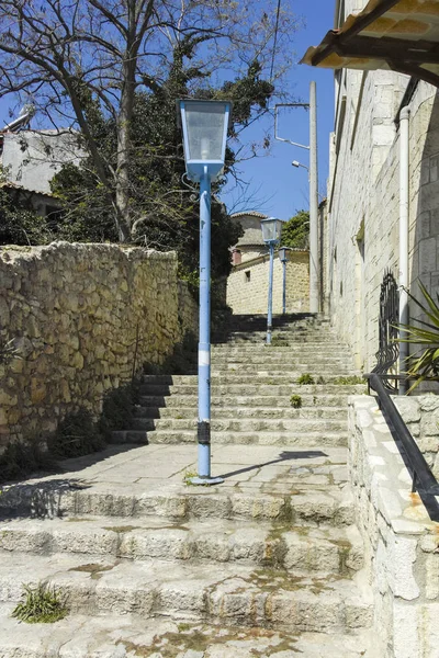 Vecchie case nel centro storico di Afytos, Grecia — Foto Stock