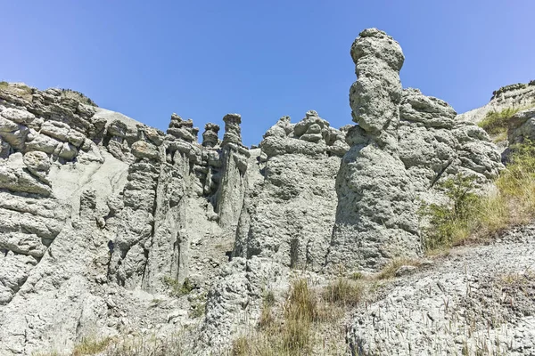 Скеля формування кам'яних ляльок Кухліка, Республіка Македонія — стокове фото