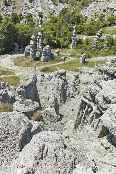 Rock formáció Kuklica Kőbabai Macedónia — Stock Fotó