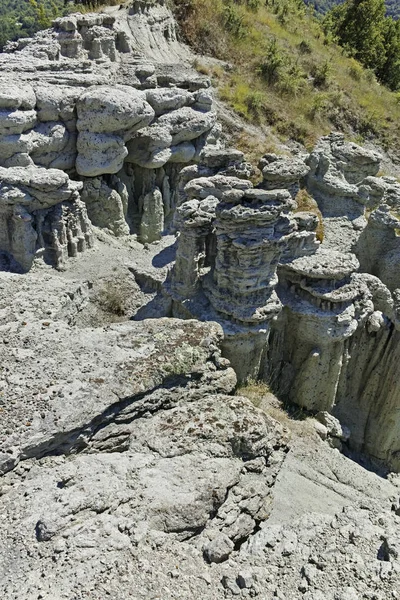 Rock formáció Kuklica Kőbabai Macedónia — Stock Fotó