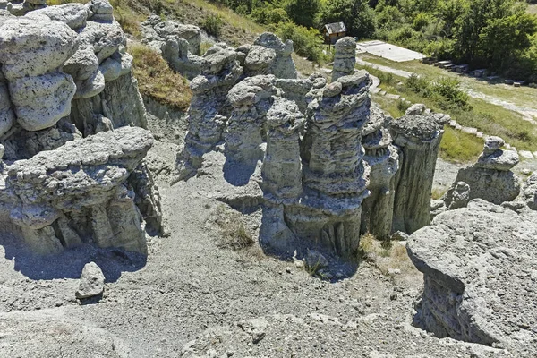 Felsformation die Steinpuppen von Kuklica, Republik Mazedonien — Stockfoto