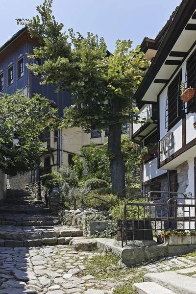 Maisons du XIXe siècle dans la vieille ville de Plovdiv, Bulgare — Photo