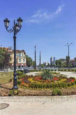 Aslan Köprüsü'nün panoramik manzarası, Sofya, Bulgaristan
