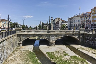 Aslan Köprüsü'nün panoramik manzarası, Sofya, Bulgaristan