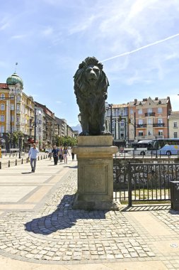 Aslan Köprüsü'nün panoramik manzarası, Sofya, Bulgaristan