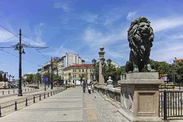 Panoramic view of Lion's Bridge, Sofia, Bulgaria — Stock Photo, Image