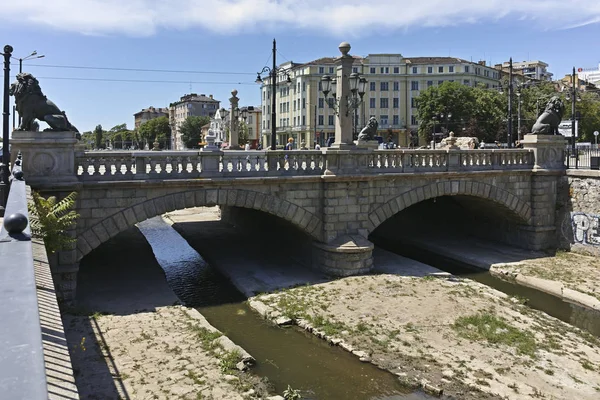 Πανοραμική θέα στη γέφυρα του λιονταριού, Σόφια, Βουλγαρία — Φωτογραφία Αρχείου