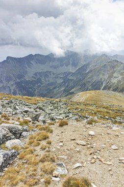 Musala zirvesinden panoramik manzara, Rila dağı, Bulgaristan