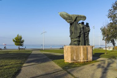 Selanik şehir dolgu panoraması, Yunanistan