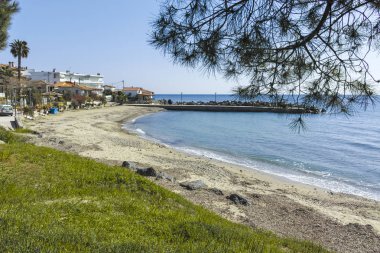 Loutra, Kassandra, Chalkidiki, Yunanistan Panoraması