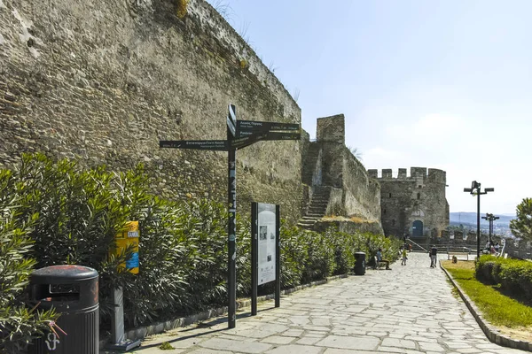 Ancient Fortification in city of Thessaloniki, Greece — Stock Photo, Image