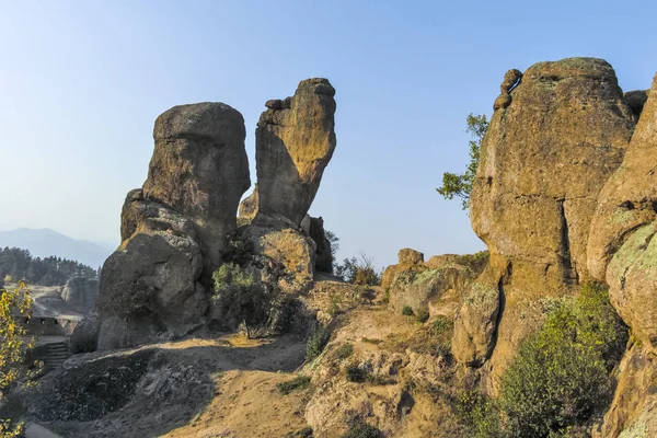 Τοπίο σχηματισμού βράχων Belogradchik Rocks, Βουλγαρία — Φωτογραφία Αρχείου