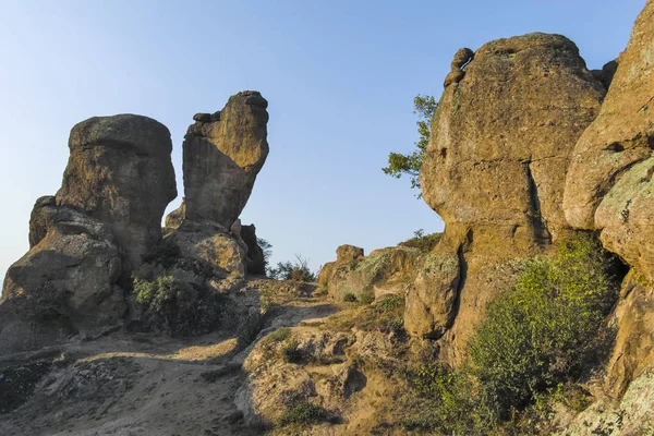 Τοπίο σχηματισμού βράχων Belogradchik Rocks, Βουλγαρία — Φωτογραφία Αρχείου