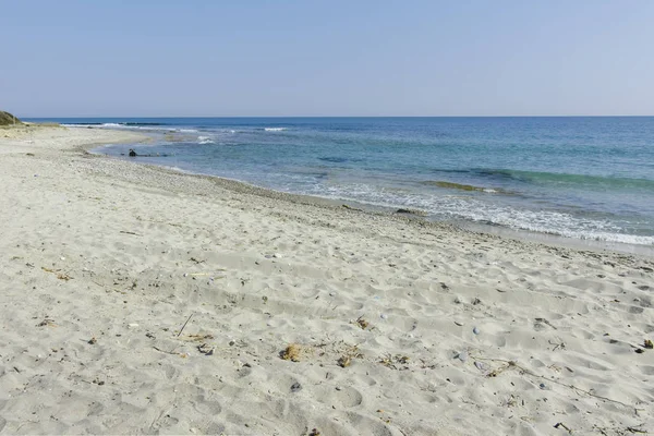 Plage célèbre à Possidi Cape, péninsule de Kassandra, Chalcidique, G — Photo