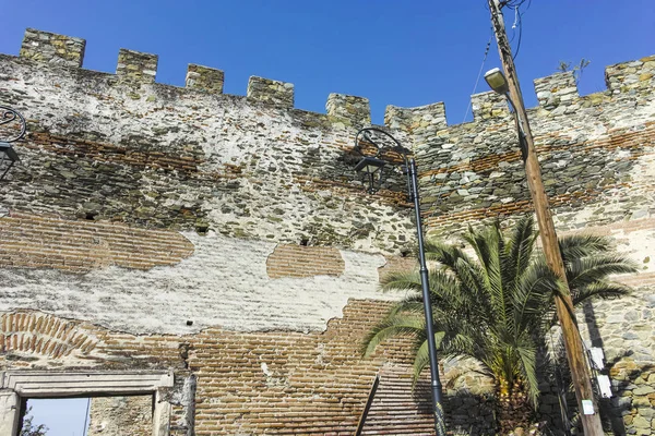 Ancient Fortification in city of Thessaloniki, Greece — Stock Photo, Image