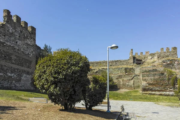 Ancient Fortification in city of Thessaloniki, Greece — Stock Photo, Image