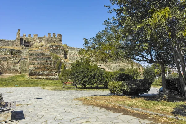 Antigua Fortificación en la ciudad de Salónica, Grecia — Foto de Stock