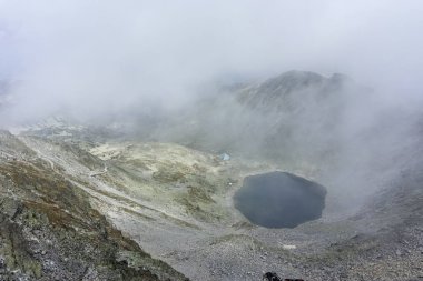 Musala zirvesi yakınlarındaki Panorama, Rila dağı, Bulgaristan