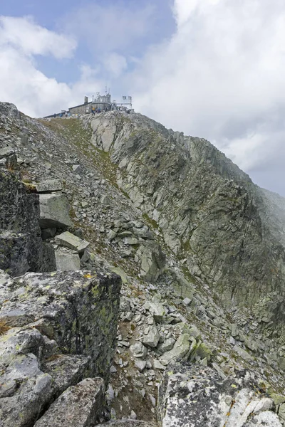 Panoráma közelében Musala csúcs, Rila hegy, Bulgária — Stock Fotó