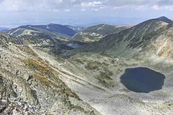 Panorama perto de Musala peak, Rila mountain, Bulgária — Fotografia de Stock