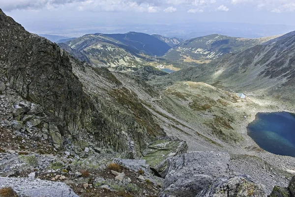 Panorama poblíž vrcholu Musala, Rila, Bulharsko — Stock fotografie