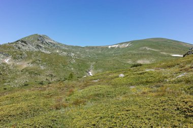 Belmeken zirvesi, Rila dağı, Bulgaristan çevresindeki Panorama