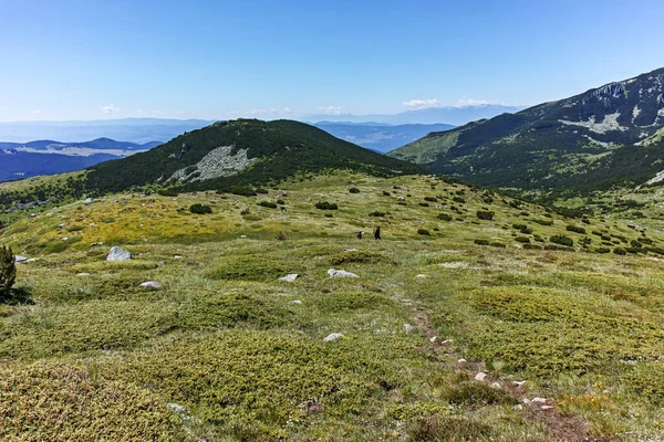 Panorama Torno Belmeken Pico Montanha Rila Bulgária — Fotografia de Stock
