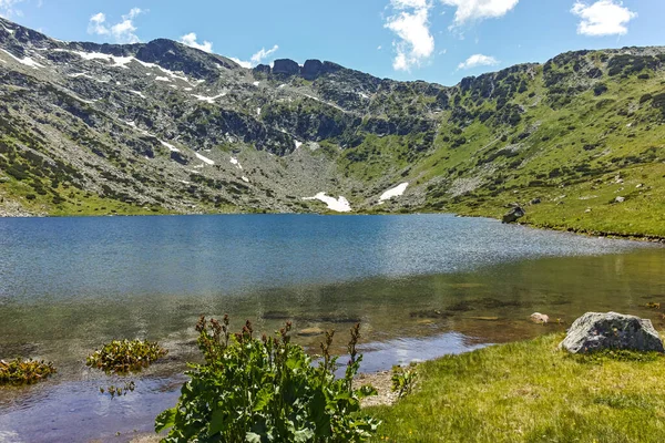 Ladscape Fish Lakes Ribni Ezera Rila Montanha Bulgária — Fotografia de Stock